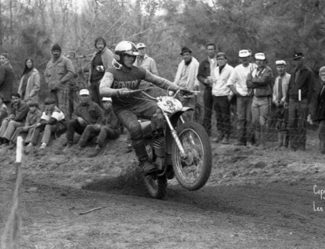 Classic Penton MX race action 1970s